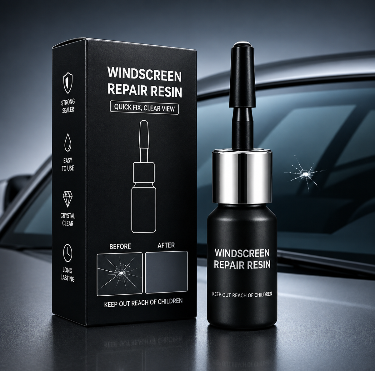 Windshield Crack Repair Kit