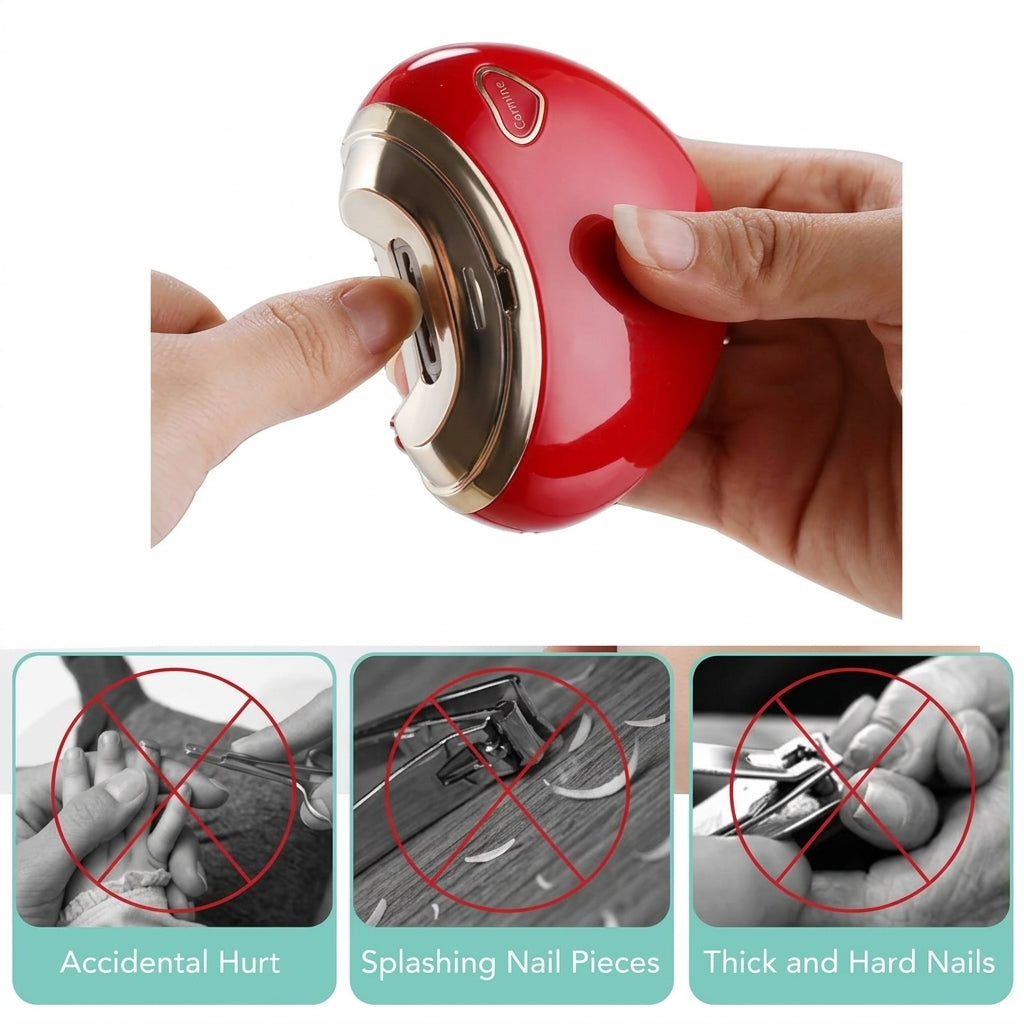 Electric Automatic Nail Clipper & Trimmer (USB Rechargeable)